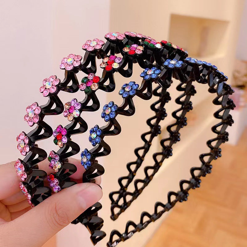 Wholesale Vintage Diamond Flower Headband